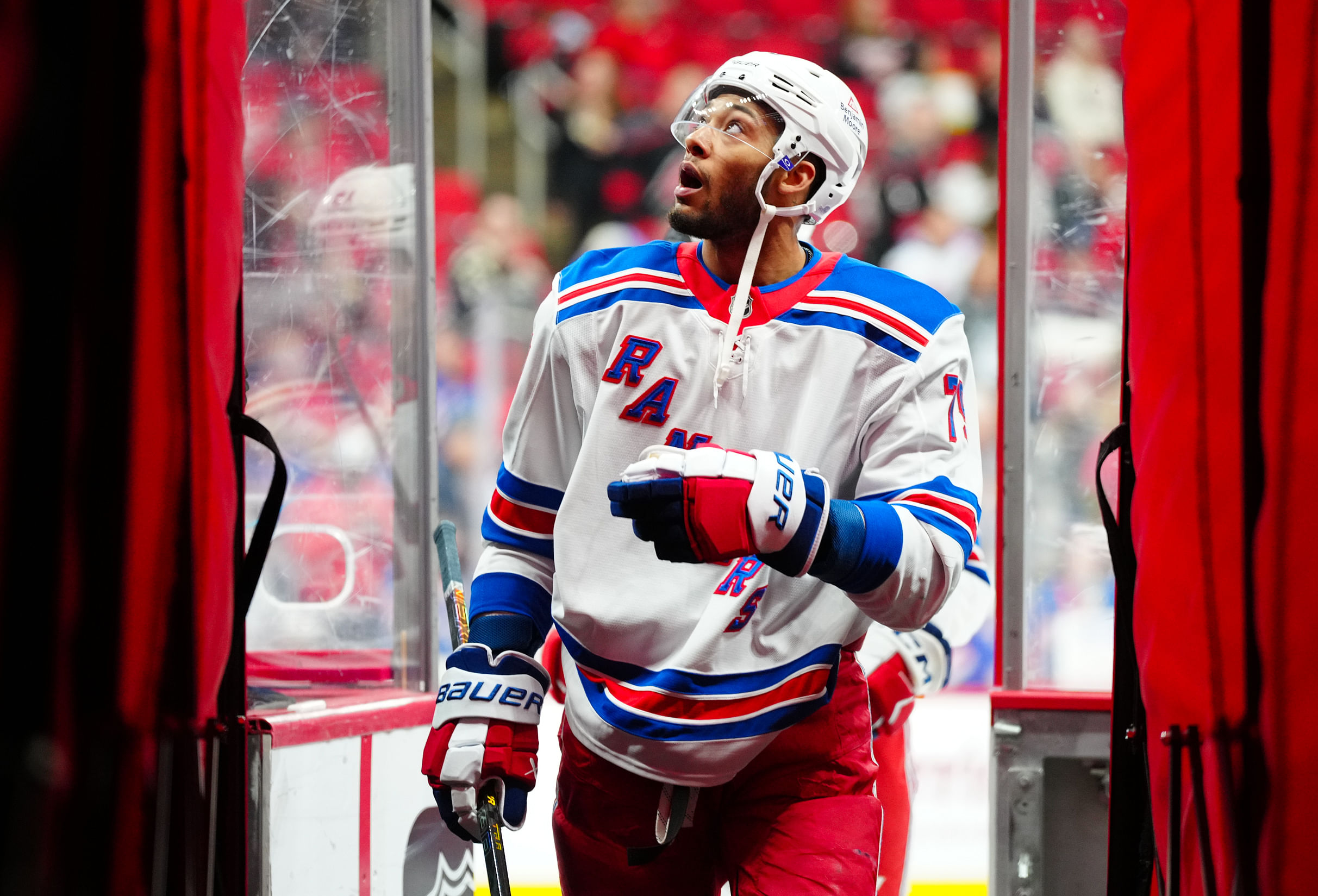 Miller is reportedly on the trade block due to the Rangers' cap woes - Source: Imagn